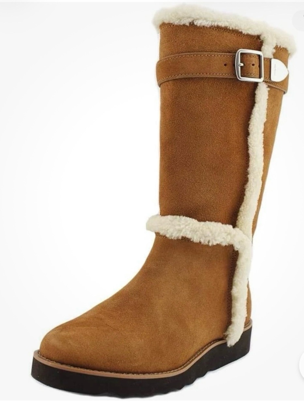 Coach Belmont Cold Weather Boots in Saddle Size 6.5 B